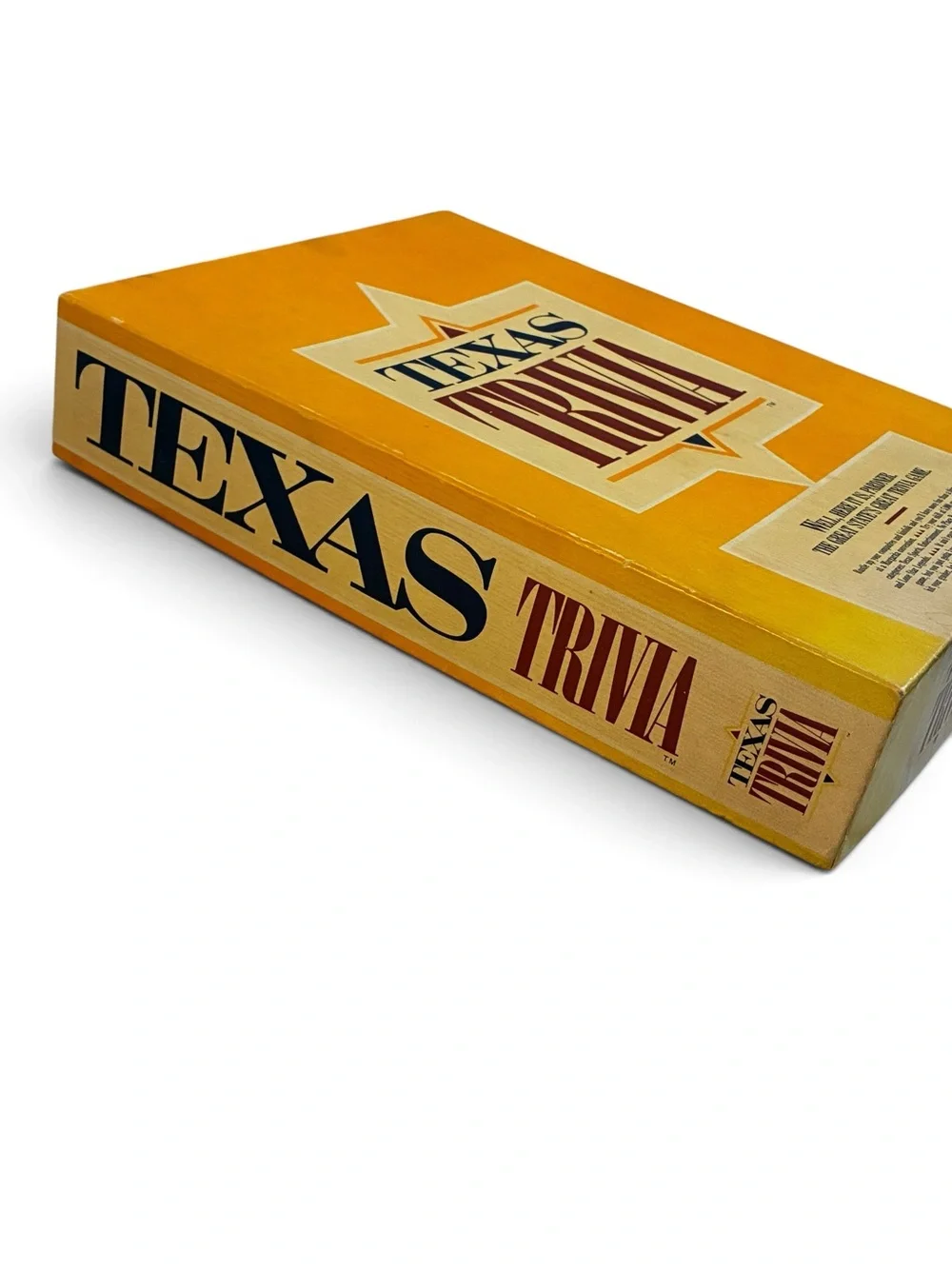 Vintage Texas Trivia Board Game 1984 100% COMPLETE Texas Trivia Inc Retro Party